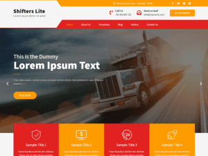 Free Shifters Lite Wordpress Theme