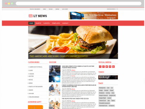 Lt News Free News Wordpress Theme