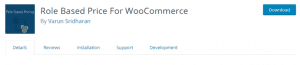 Role Based Price For Woocommerce – Wordpress Plugin Wordpress Org