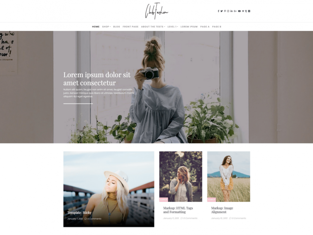 fashion wordpress themes 1