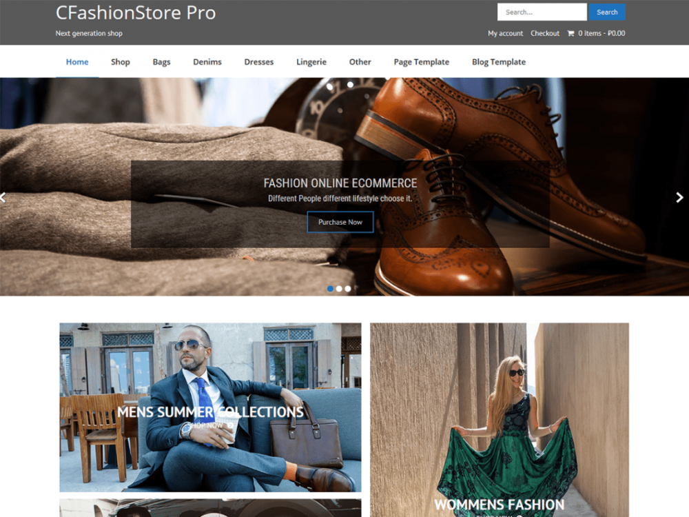 Fashion Wordpress Themes 12
