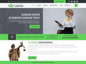 Free Multipurpose Lawyer Wordpress Theme