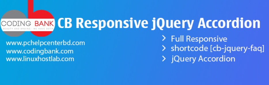 Cb Responsive Jquery Accordion – Plugin Wordpress Wordpress Org