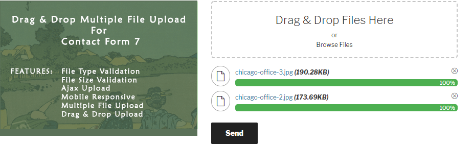 Drag And Drop Multiple File Upload – Contact Form 7 – Wordpress Plugin Wordpress Org