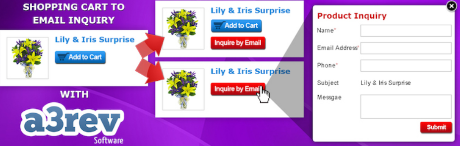 Email Inquiry Cart Options For Woocommerce