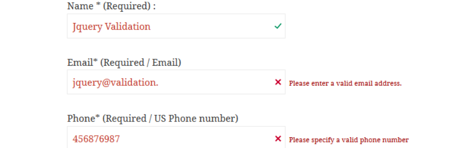Jquery Validation For Contact Form 7 – Wordpress Plugin Wordpress Org