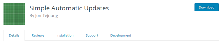 Simple Automatic Updates – Wordpress Plugin Wordpress Org