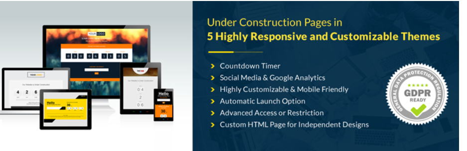 wordpress under construction plugin