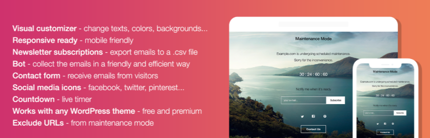 Wp Maintenance Mode – Wordpress Plugin Wordpress Org