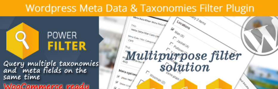 WordPress Meta Data and Taxonomies Filter