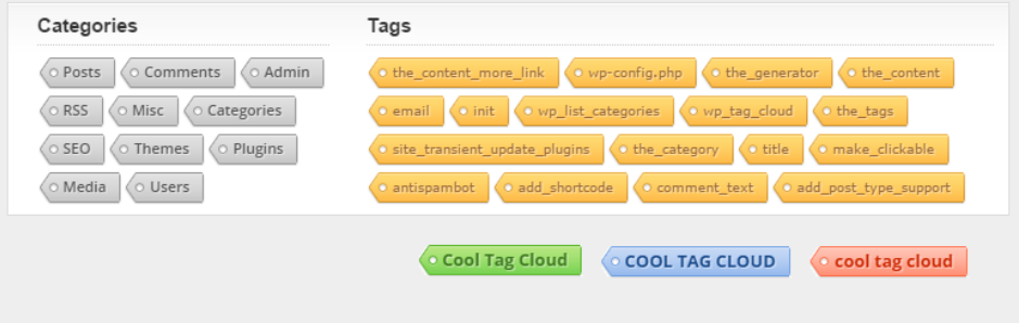 Cool Tag Cloud – Wordpress Plugin Wordpress Org