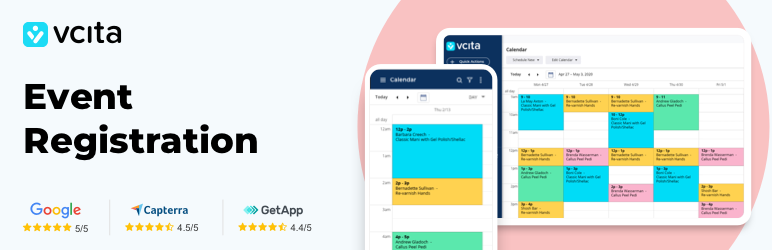 Event Registration Calendar By Vcita