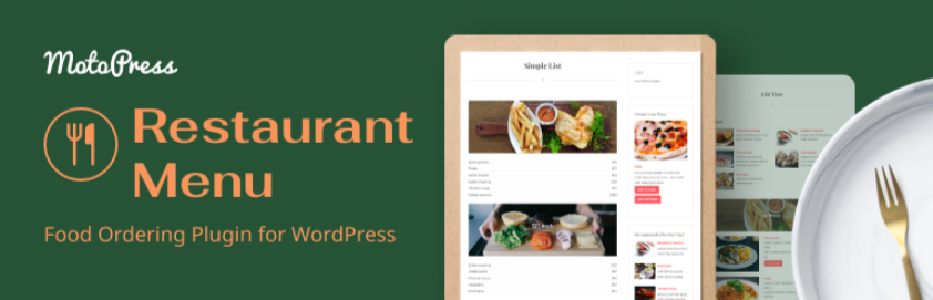 Restaurant Menu by MotoPress