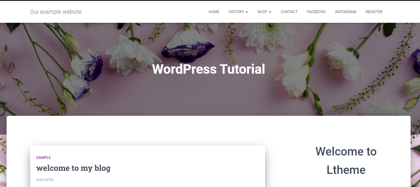 Add A Background Image In Wordpress 1