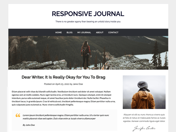 Responsive Journal