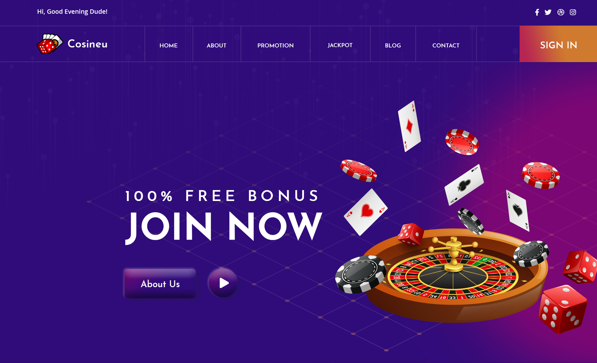 Freemium Theme For Casino Website 6