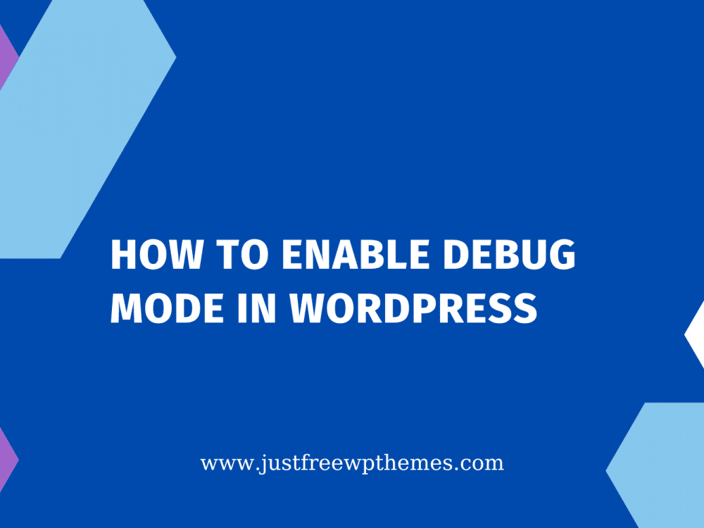 Enable Debug Mode In Wordpress
