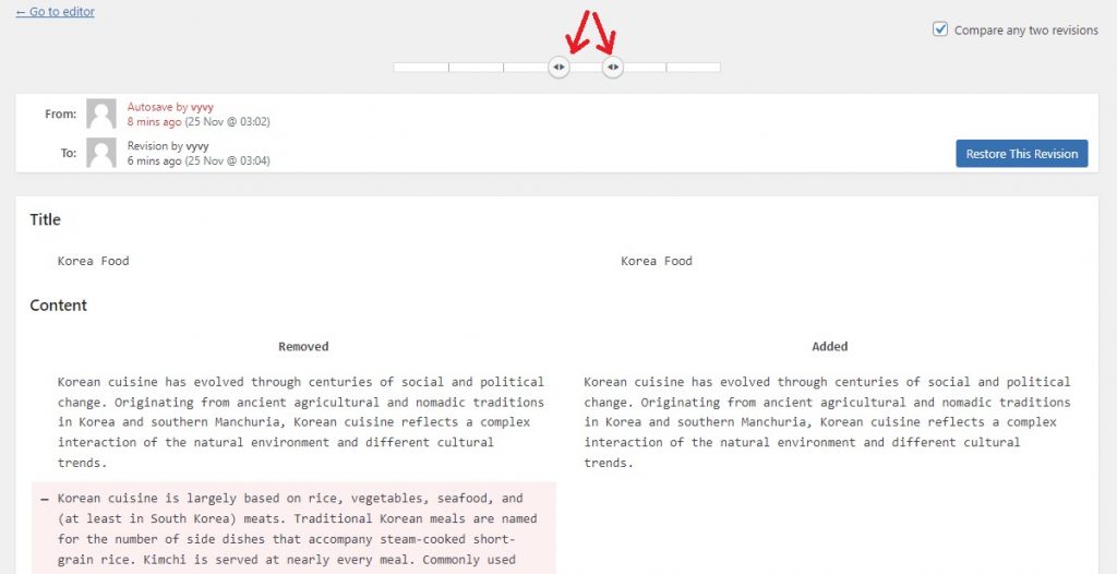 Undo Changes In Wordpress With Post Revisions 2