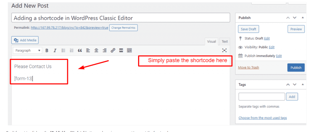 How To Add A Shortcode In Wordpress?
