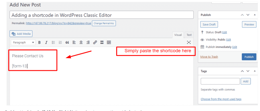 How to Add a Shortcode in WordPress?