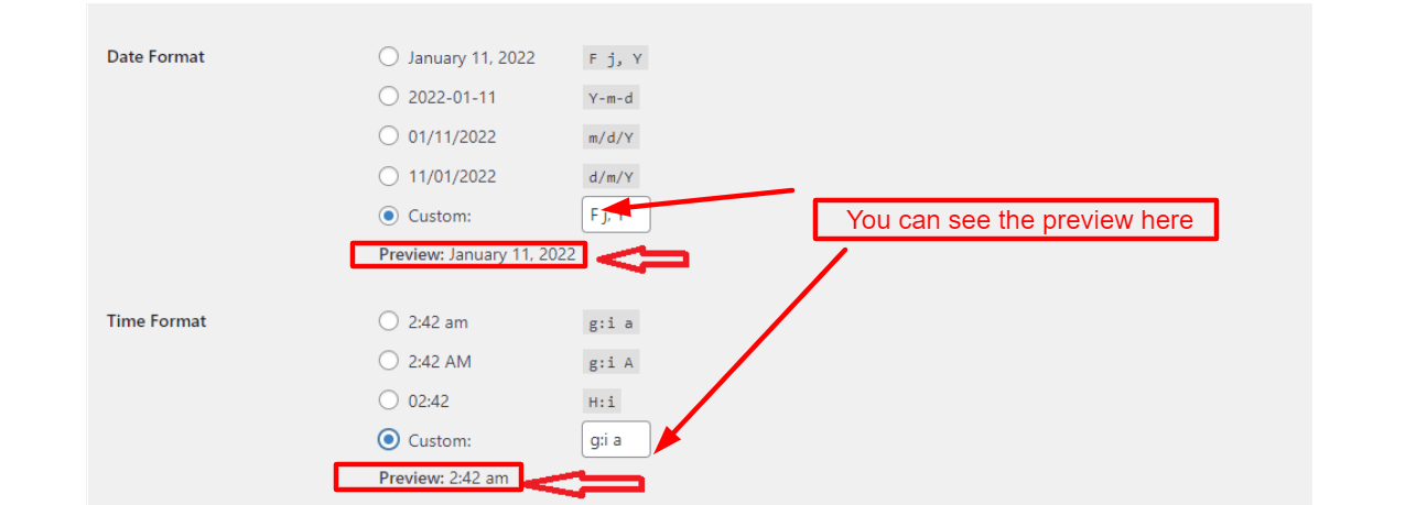 Simple Instruction Of How To Change Date And Time Format In WordPress ...