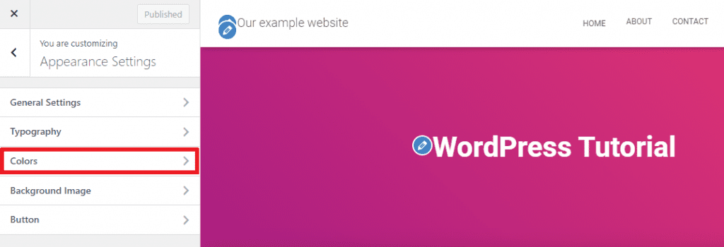 Change Background Color In Wordpress 2