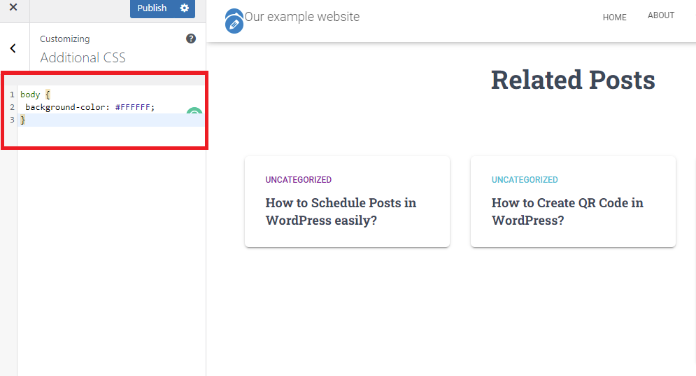 Change Background Color In Wordpress 5