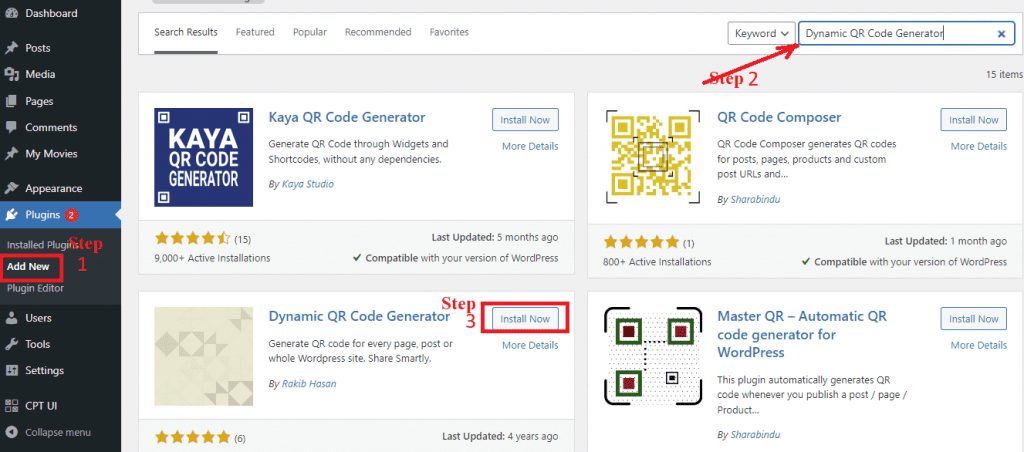 Create Qr Codes In Wordpress 2