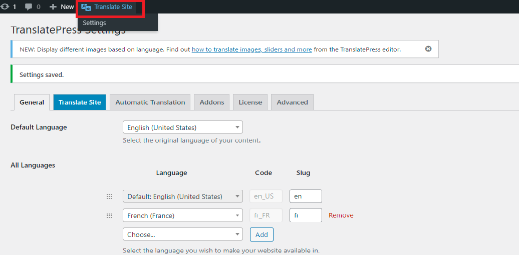 build a multilingual WordPress site 6