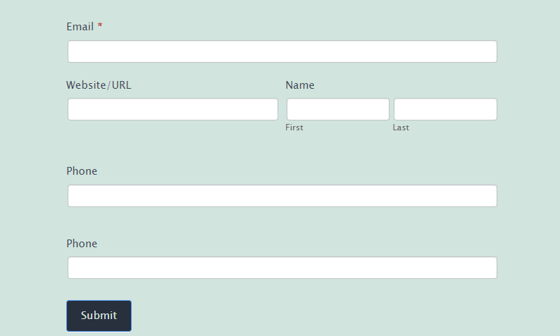 create a contact form in WordPress 21