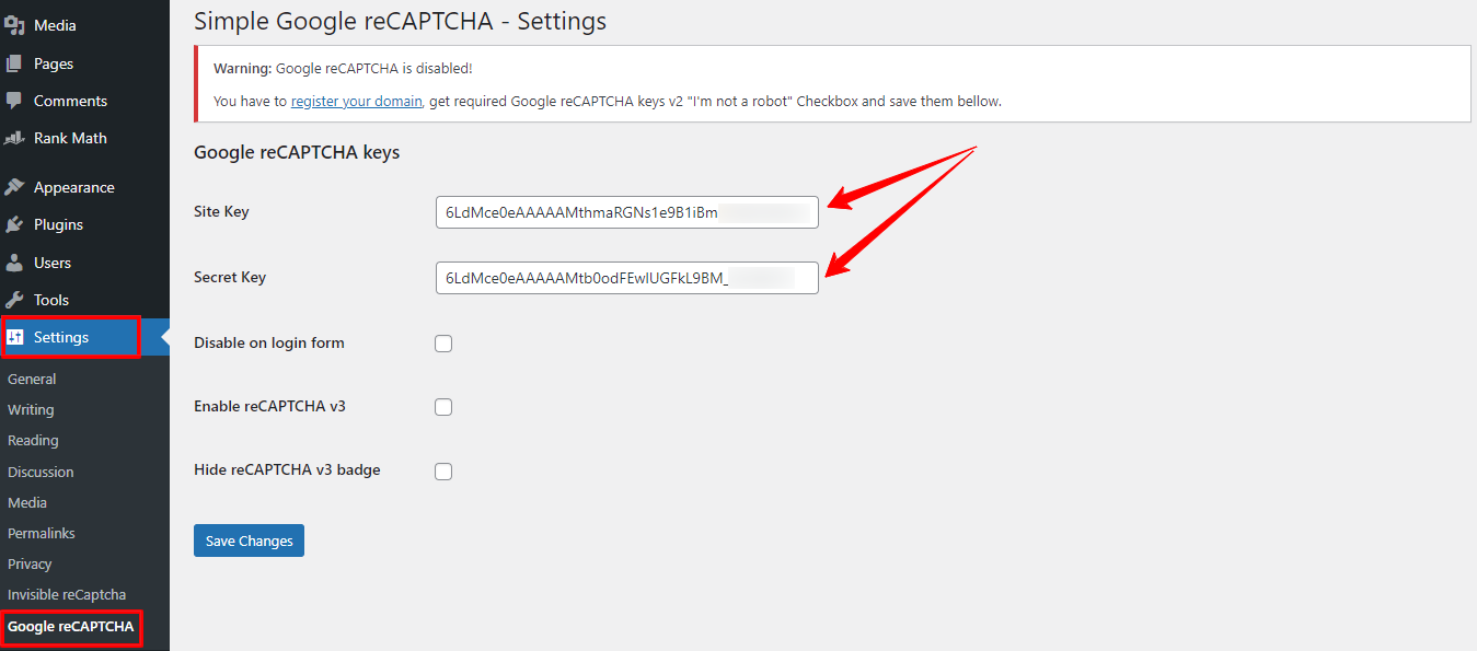 Add Recaptcha To Wordpress Comment Form 4