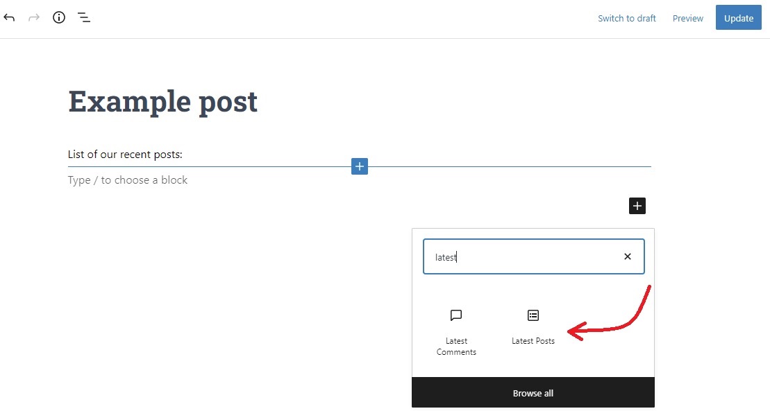 display recent posts in wordpress 1