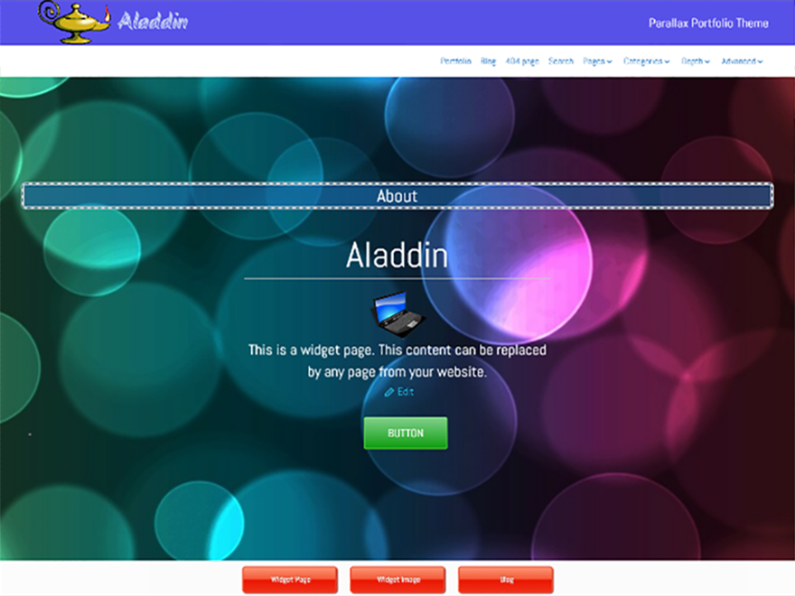 Free Aladdin Wordpress Theme