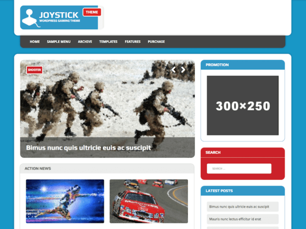 Free Mh Joystick Lite Wordpress Theme