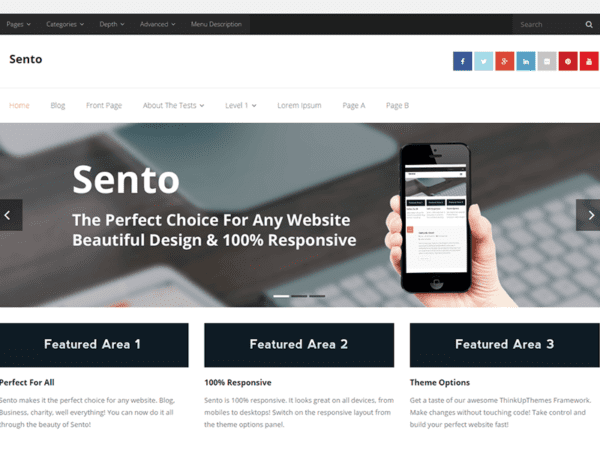 Free Sento Wordpress Theme