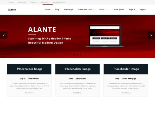 Free Alante Wordpress Theme