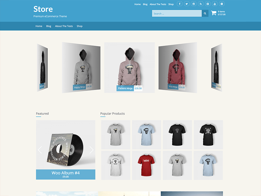 Free Store Wordpress Theme