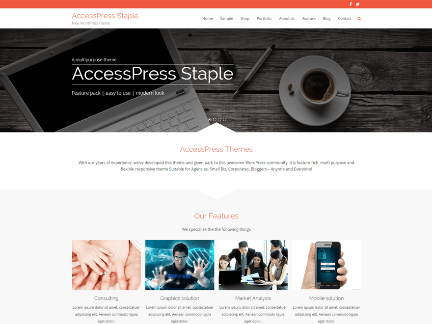 Accesspress Staple