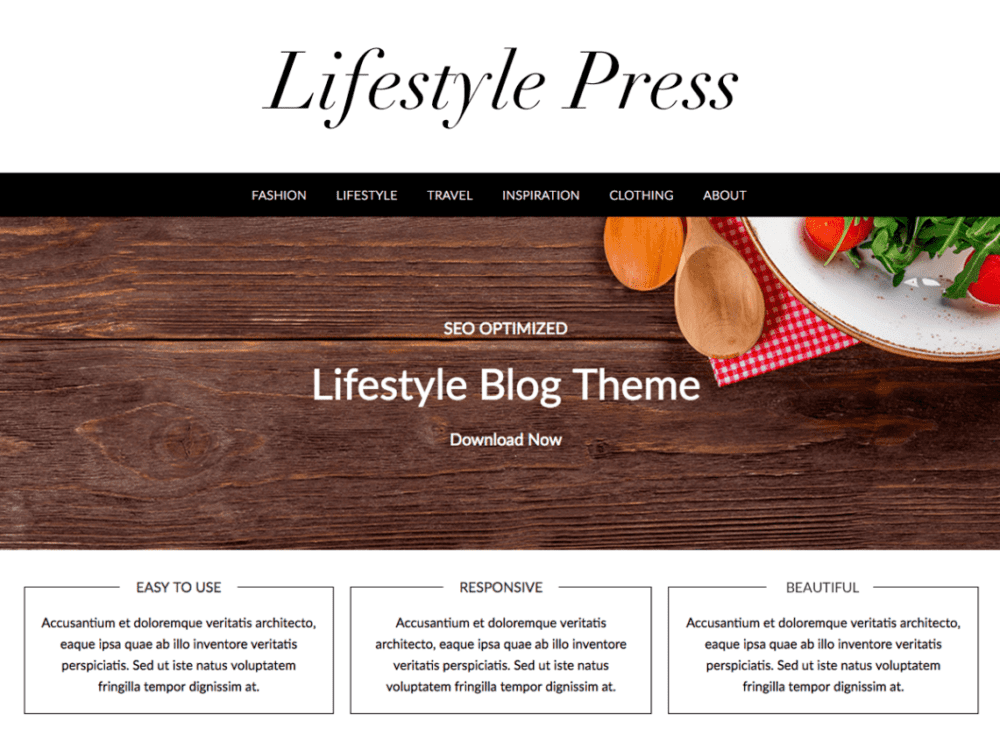 Free Lifestylepress Wordpress Theme