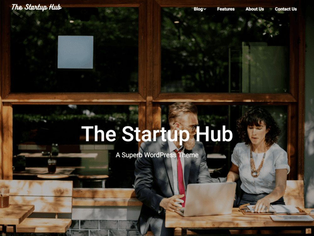 Free Startup Hub Wordpress Theme
