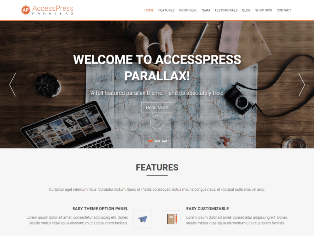 Accesspress Parallax
