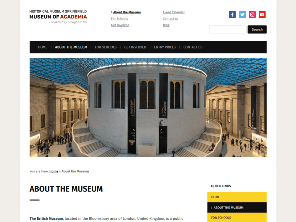 Free Museo Wordpress Theme