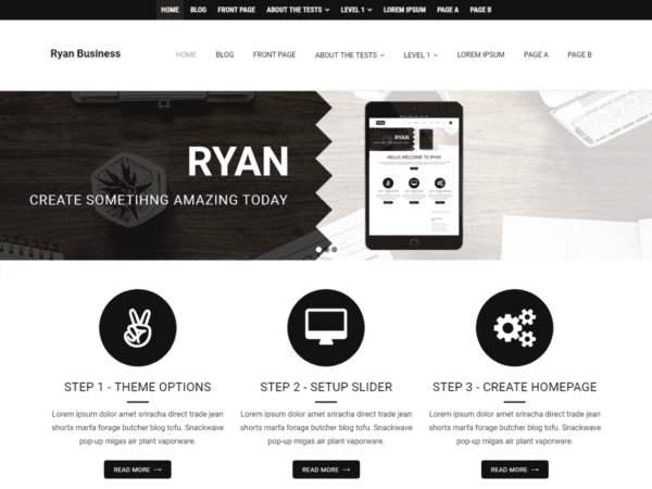 Free Ryan Business Wordpress Theme