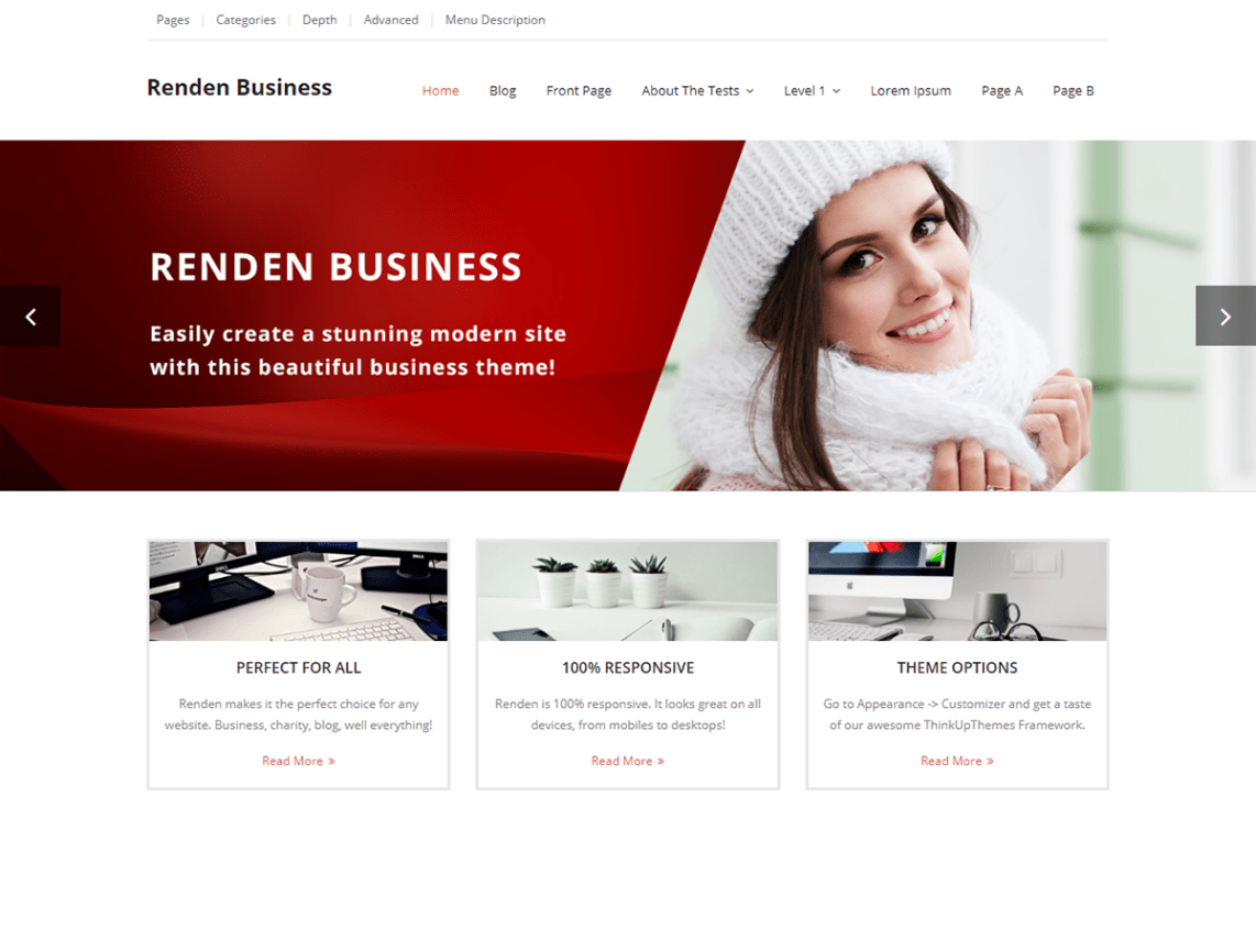 Free Renden Business Wordpress theme