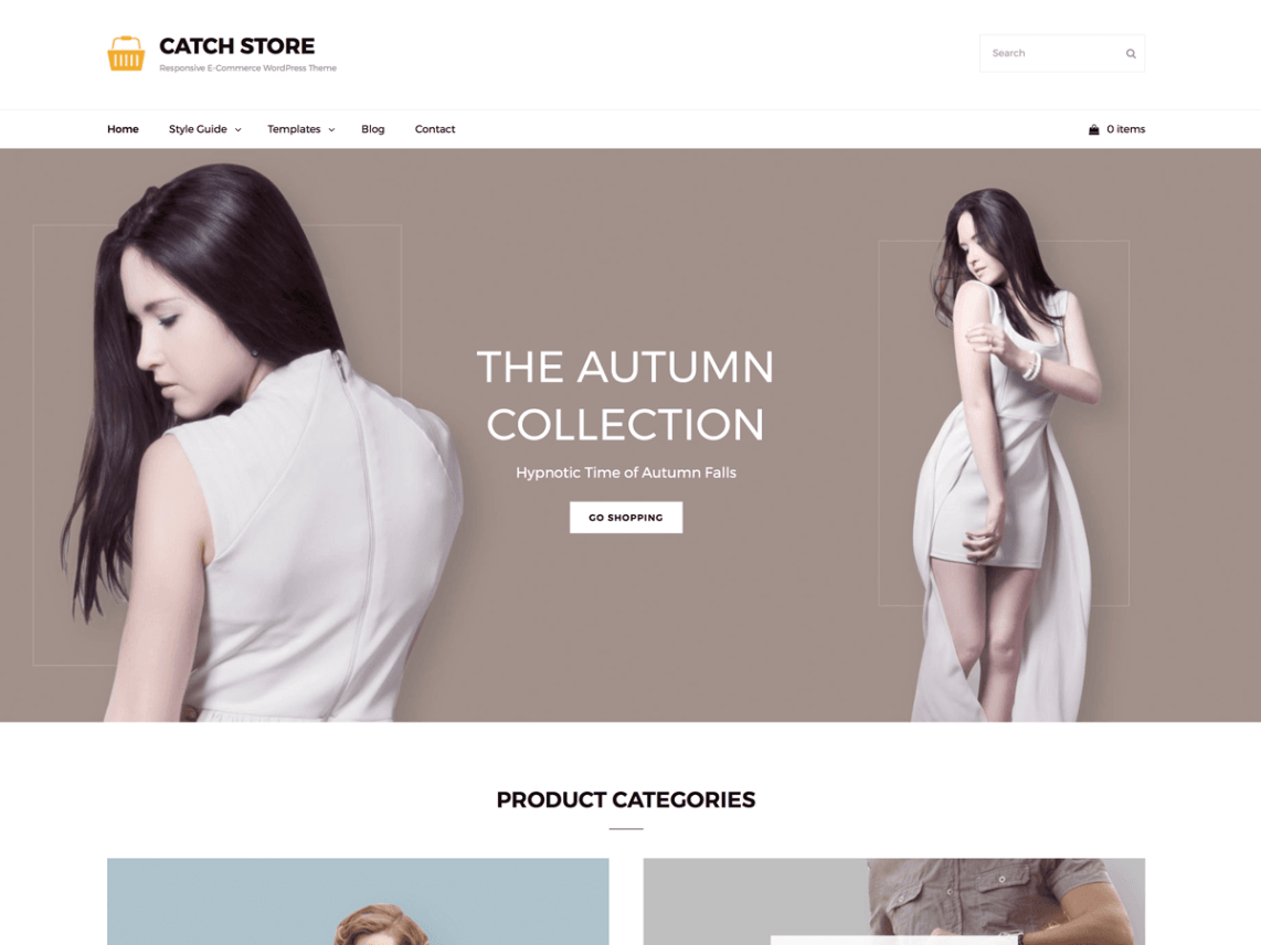 Free Catch Store WordPress theme