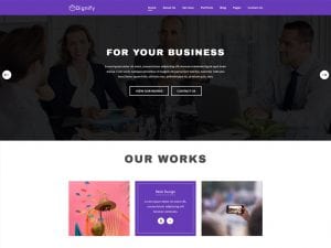 Free Dignify WordPress theme: Download & Review - JustFreeWPThemes