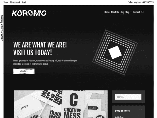 Free Koromo Wordpress Theme