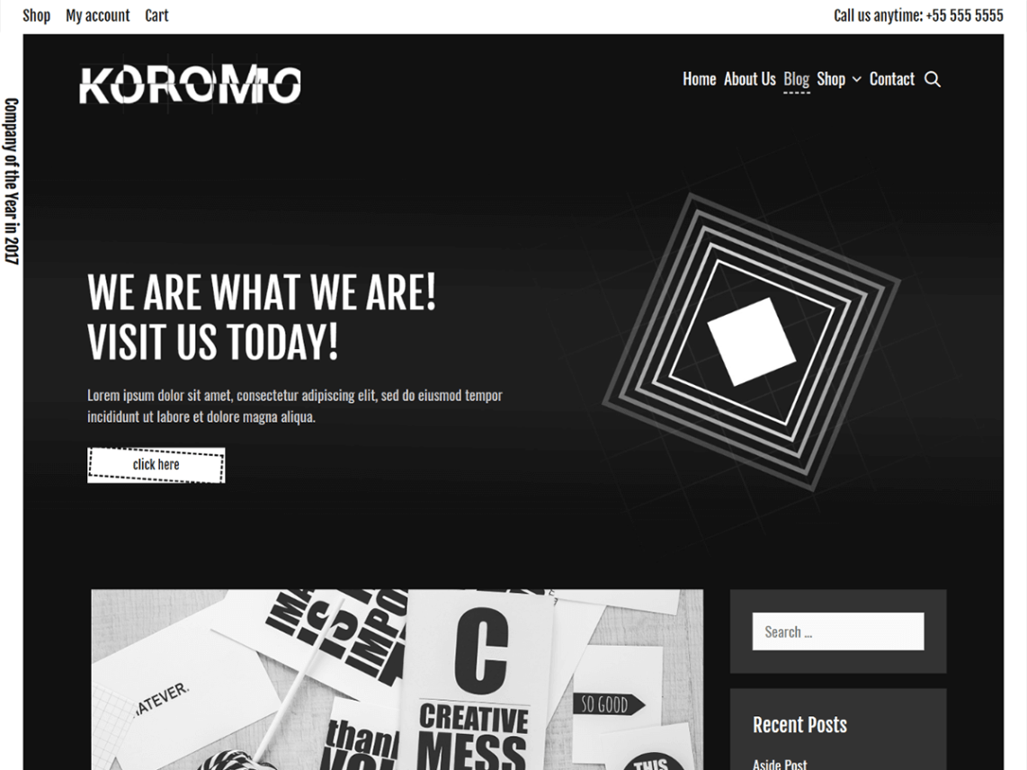 Free Koromo WordPress theme