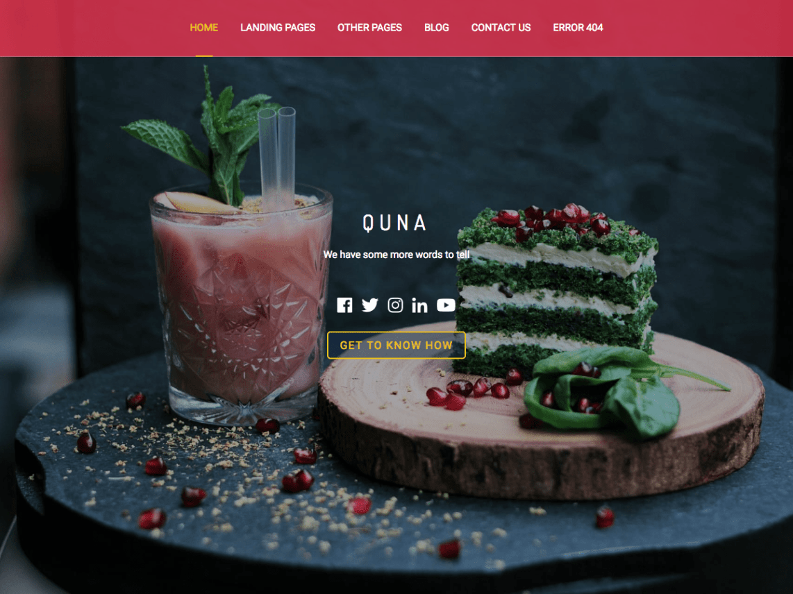 Free Quna Wordpress theme