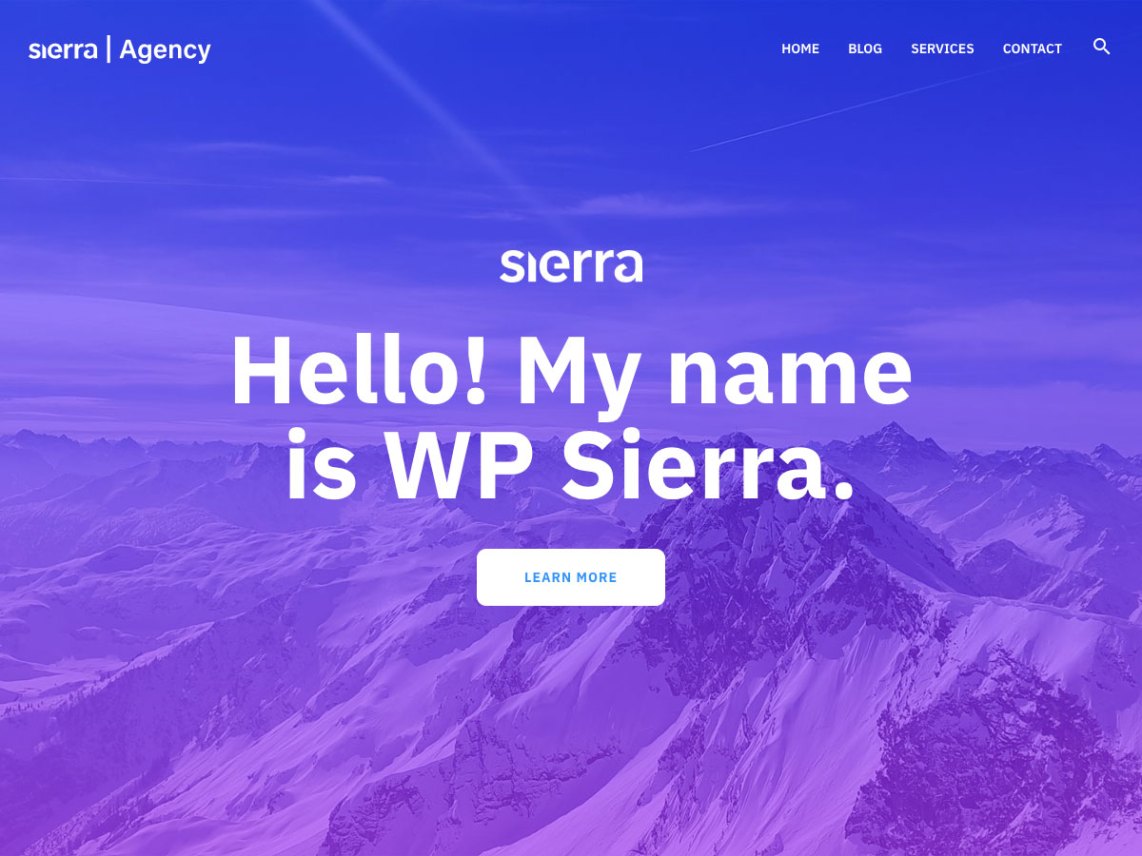 Free WP Sierra WordPress theme